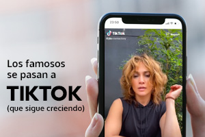 Jennifer López es una de las famosas que tienen en TikTok su red social favorita